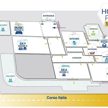 아파트 Casa Derosa In Centro 소렌토